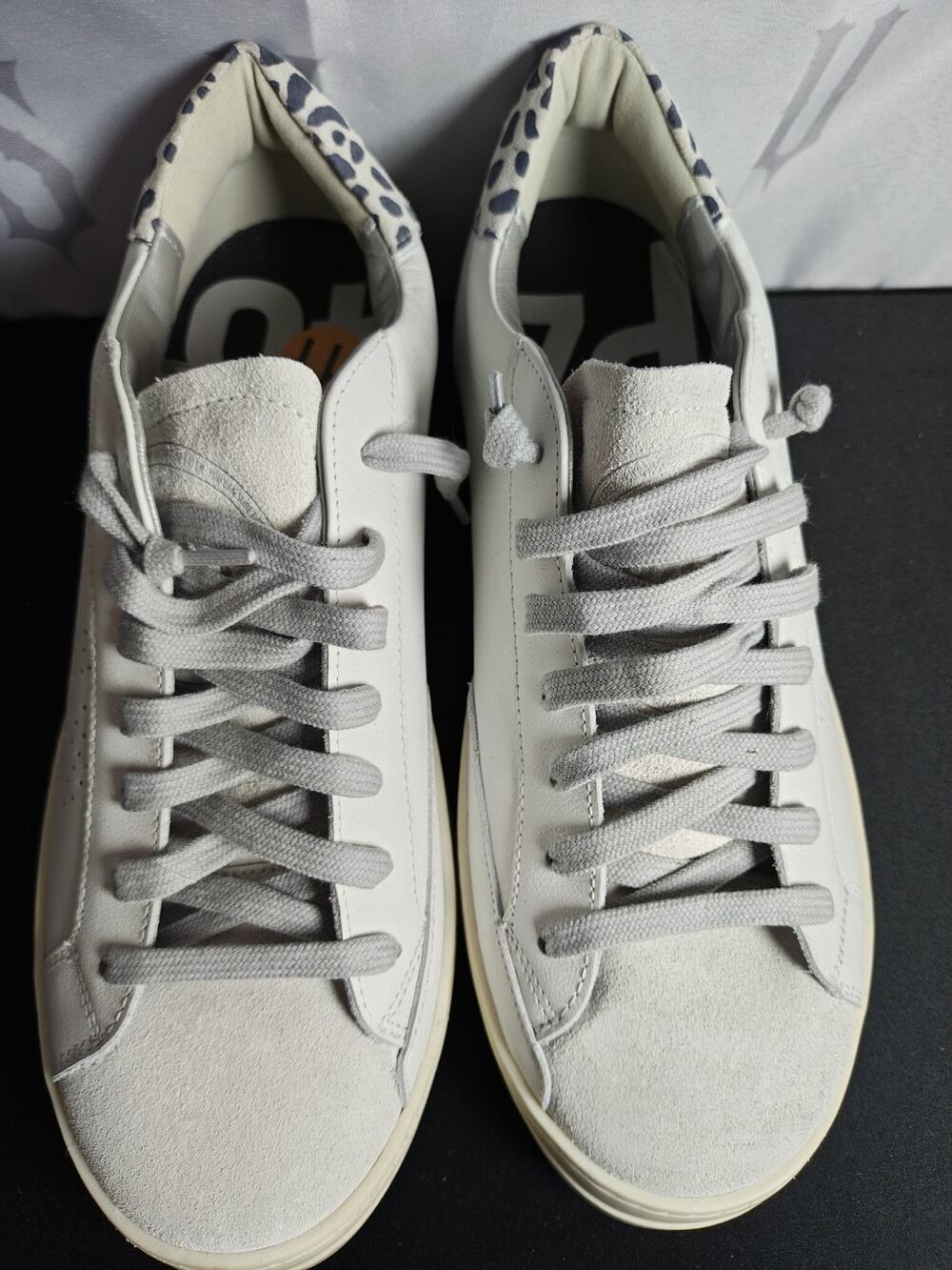 P448 Women’s 11/11.5 (42) John Low Top Sneaker White $298 New Blemishes